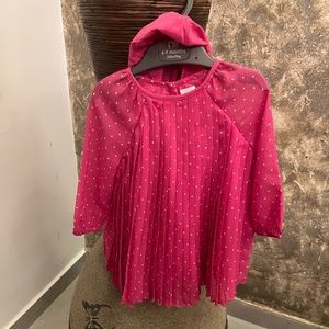 Printed Baby Gap Pink Dress With Panties 6-12 months